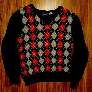Cambridge brand argyle sweater